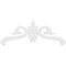 Ekena Millwork Pitch Florence Architectural Grade PVC Gable Pediment, 36"W x 15"H x 1"P (10/12) GPP036X015X100FLO - alternate 3
